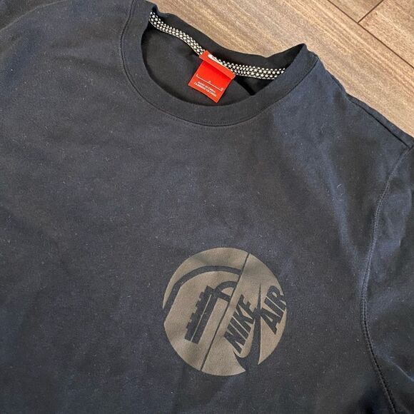 Nike Air Black Athletic Casual Shirt Men Large Bin L-44‎ - Picture 2 of 4
